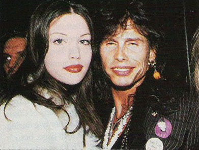 with dad Steven Tyler