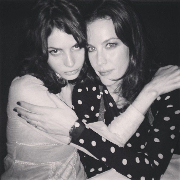 with Charlotte Kemp Muhl, from Sean Lennon's Instagram 