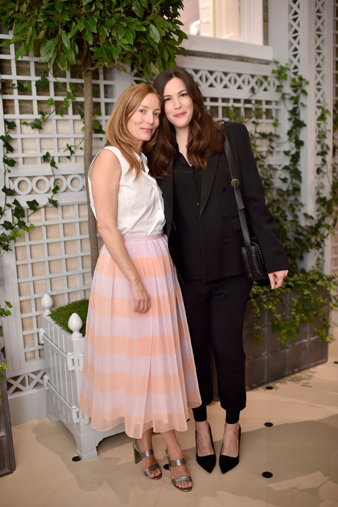 with Lucie de la Falaise