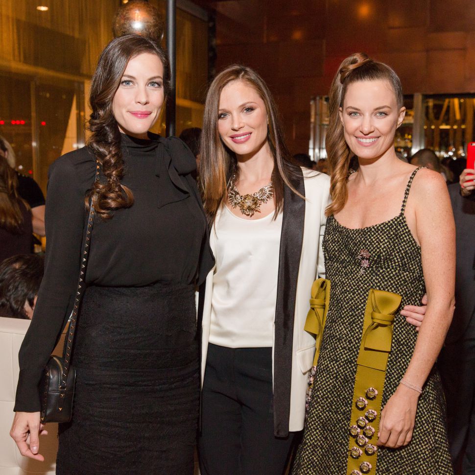 with Georgina Chapman and Topaz Page-Green