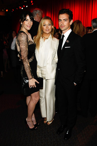 with Kate Hudson and Jack Dorsey