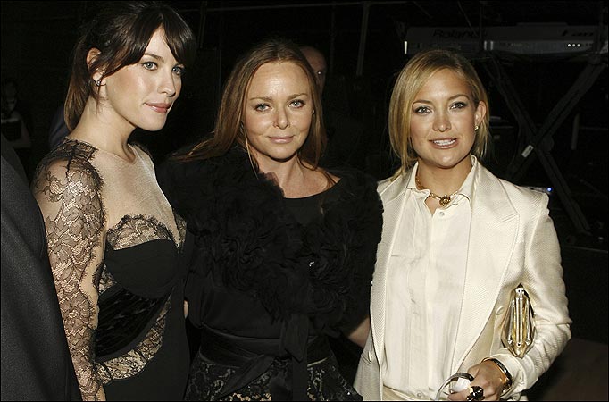 with Stella McCartney and Kate Hudson