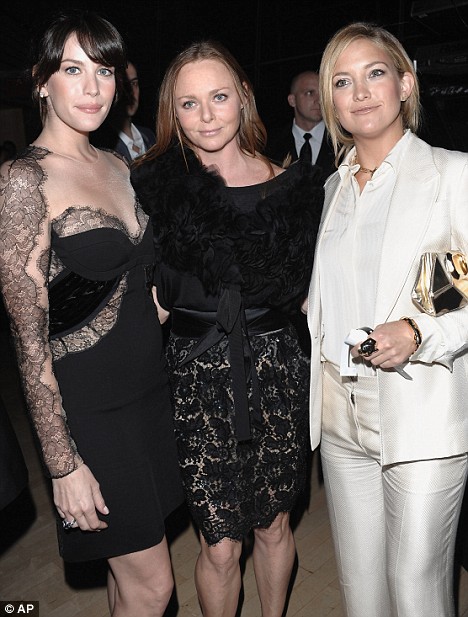with Stella McCartney and Kate Hudson