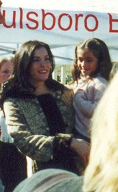 with Raquel Castro - at a ceremony for naming a street after Kevin Smith, October 22nd, 2002