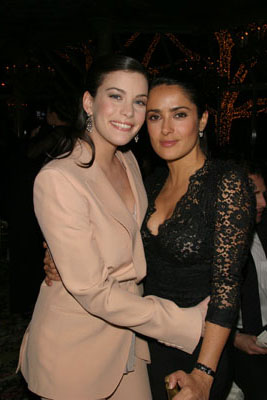 with Salma Hayek