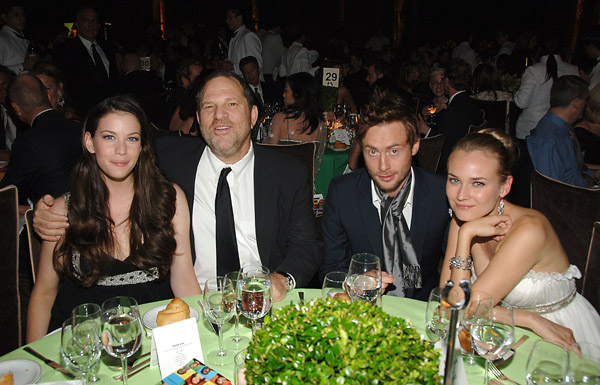 with Harvey Weinstein, husband Roy and Diane Keuger