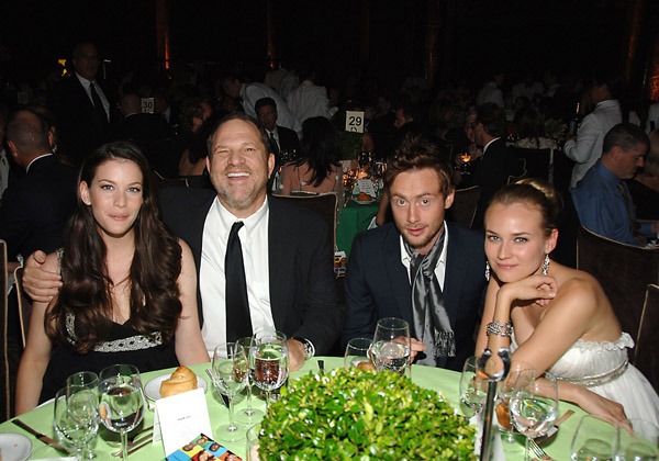 with Harvey Weinstein, husband Roy and Diane Keuger