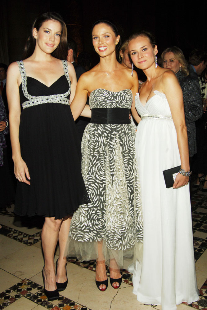 with Georgina Chapman and Diane Kruger