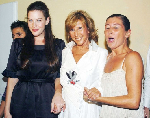 with Sara Baras and her mother