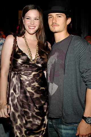 with Orlando Bloom