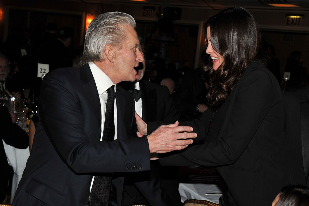 with Michael Douglas