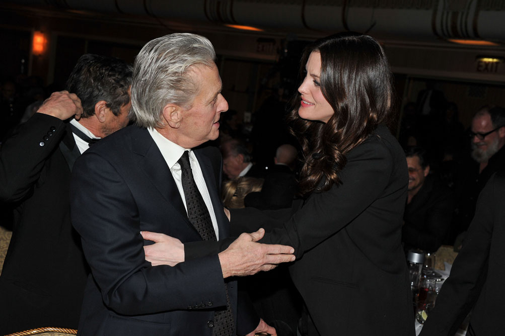 with Michael Douglas