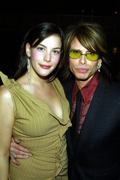 with dad - from 'Rock and Roll Hall of Fame Induction', March 2001