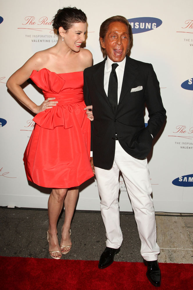 with Valentino Garavani