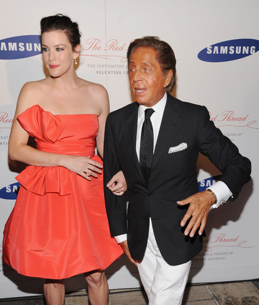 with Valentino Garavani