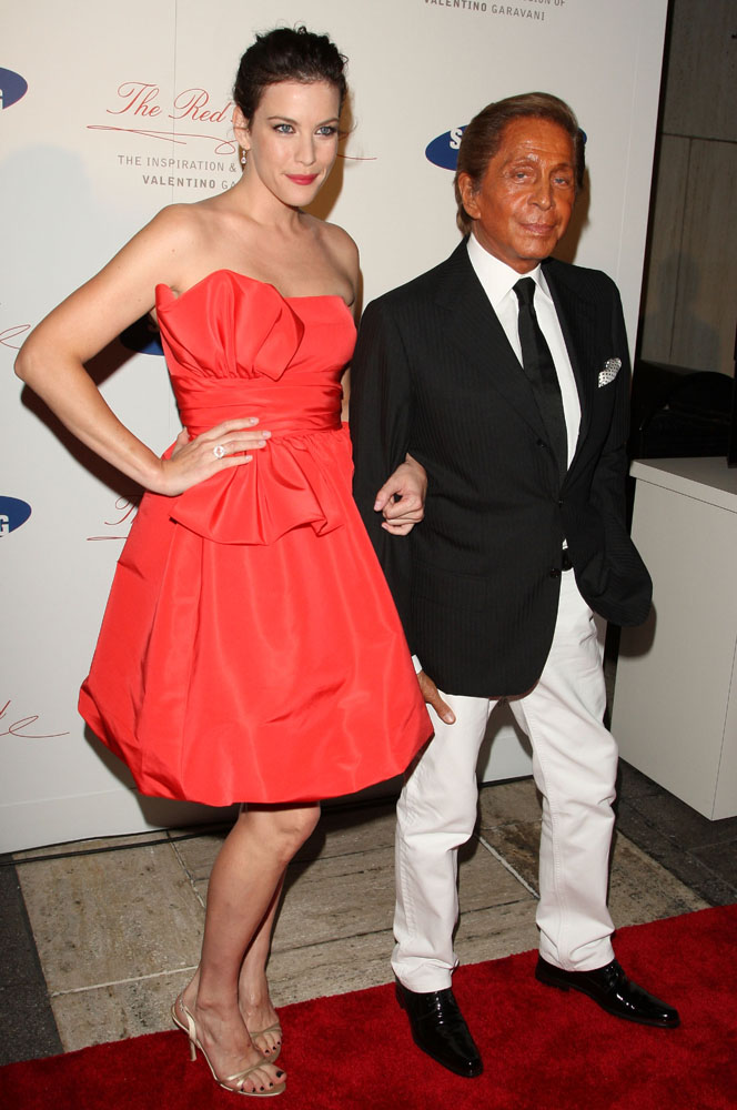 with Valentino Garavani
