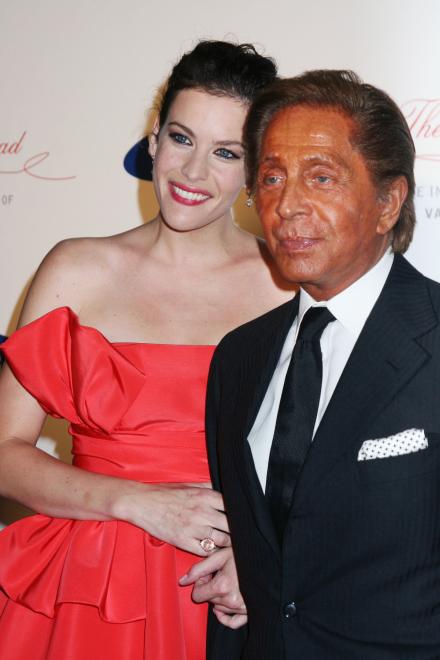 with Valentino Garavani