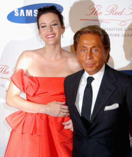 with Valentino Garavani
