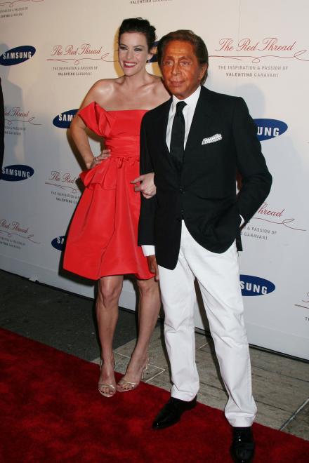 with Valentino Garavani
