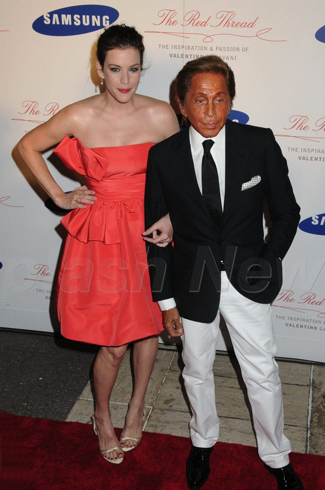 with Valentino Garavani