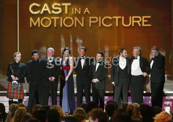 with LOTR cast and crew - at Screen Actors Guild Awards, LA, February 22nd 2004