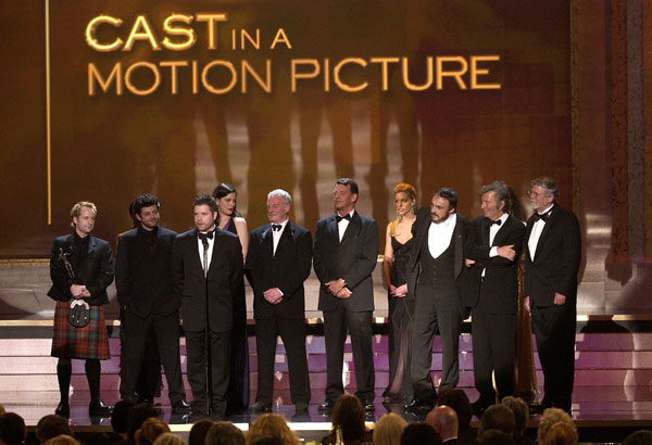 with LOTR cast and crew
