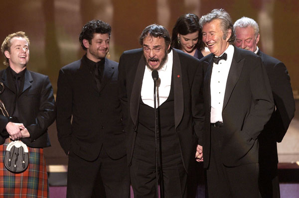 with LOTR cast and crew