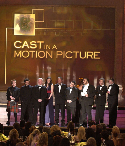 with LOTR cast and crew