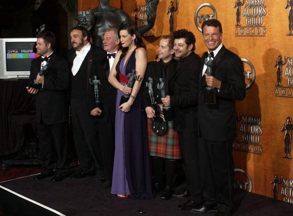 with LOTR cast