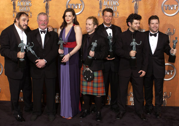 with LOTR cast