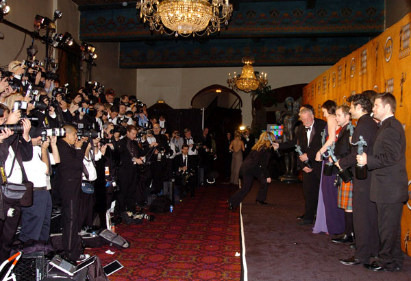 with LOTR cast