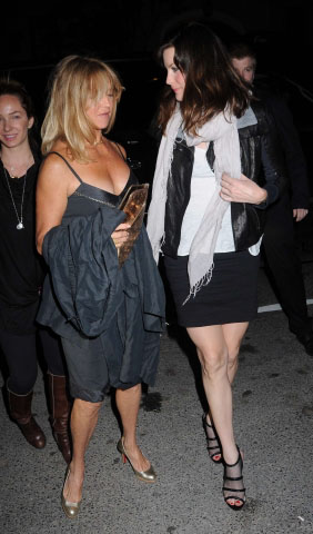 with Goldie Hawn