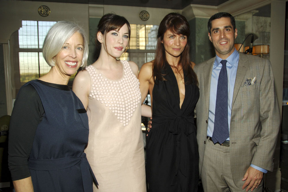 with Linda Wells, Helena Christensen and Jim Gold