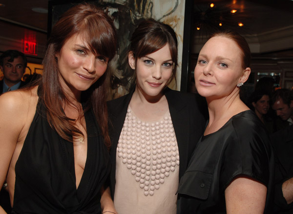 with Helena Christensen and Stella McCartney