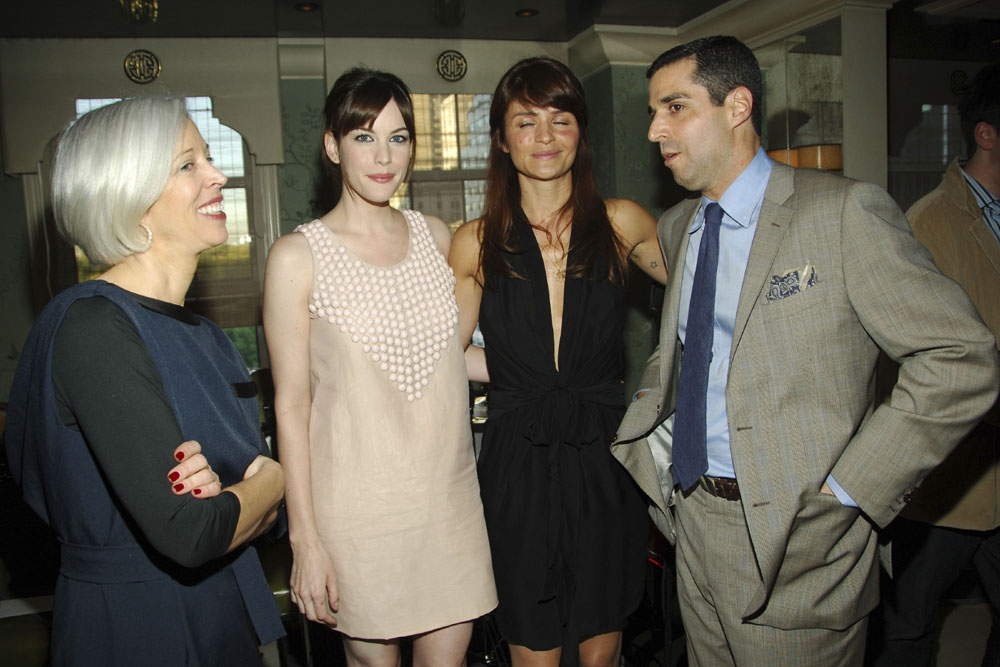 with Linda Wells, Helena Christensen and Jim Gold