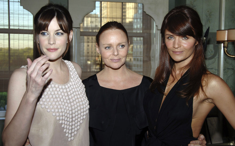 with Stella McCartney and Helena Christensen