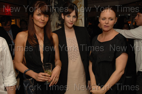 with Helena Christensen and Stella McCartney