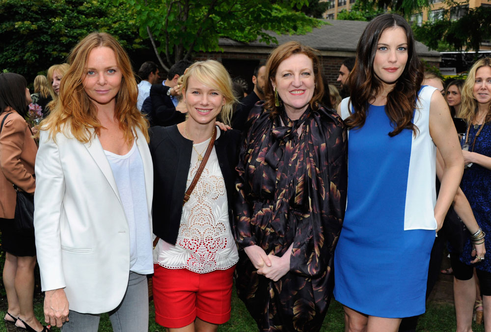 with Stella McCartney, Naomi Watts and Glenda Bailey