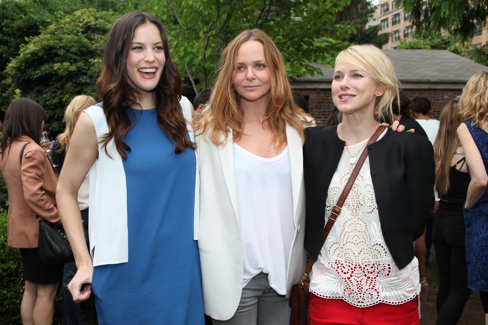 with Stella McCartney and Naomi Watts