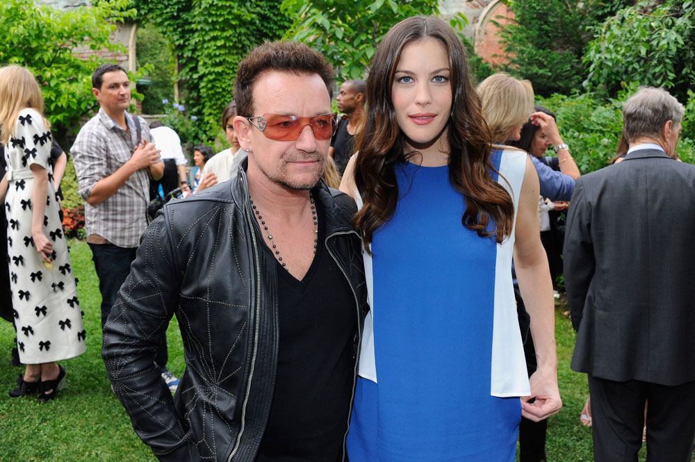 with Bono