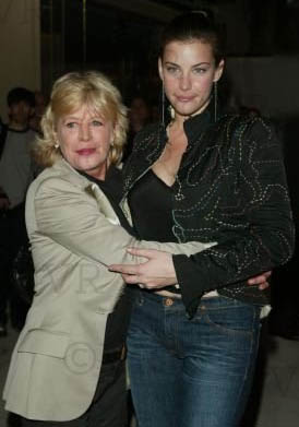 with Marianne Faithfull - at Stella Mccartney's store opening, New York, September 20th 2002