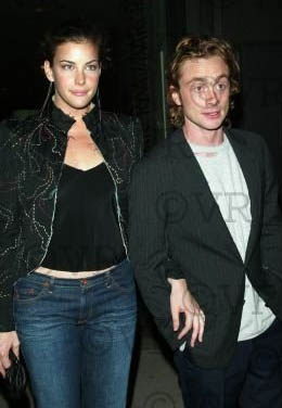 with fiance - Royston Langdon, at Stella Mccartney's store opening, New York, September 20th 2002
