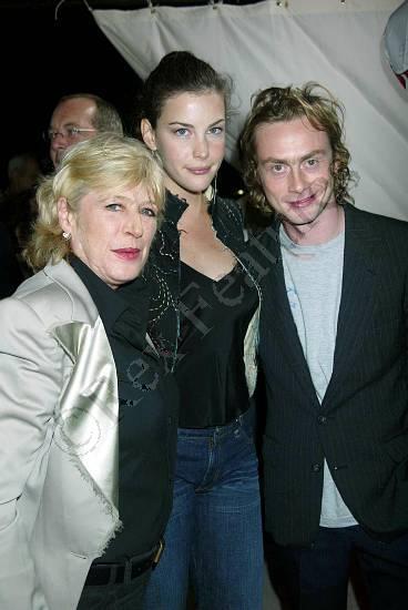 with Marianne Faithfull and fiance - Royston Langdon, at Stella Mccartney's store opening, New York, September 20th 2002