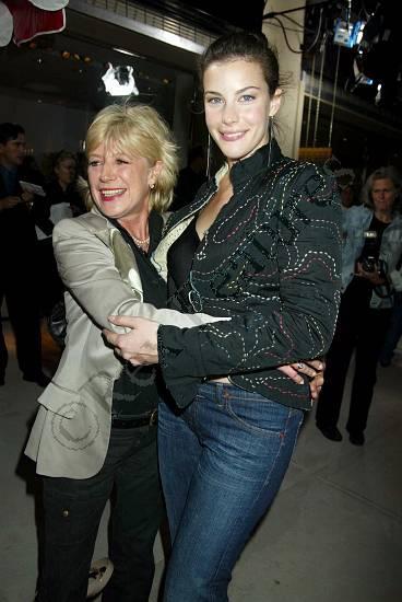 with Marianne Faithfull - at Stella Mccartney's store opening, New York, September 20th 2002