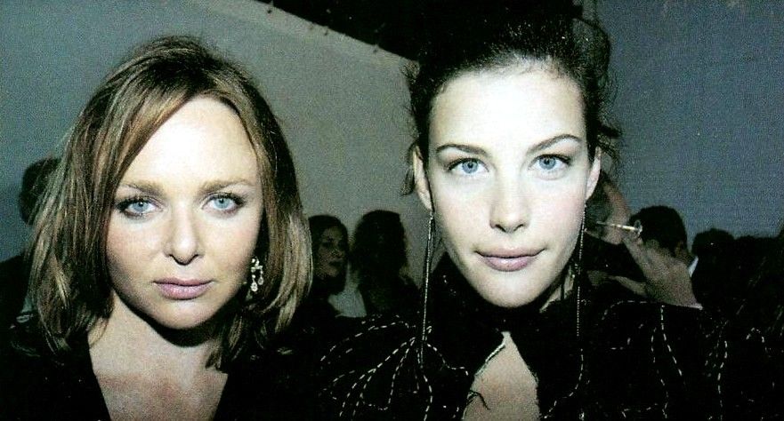 with Stella Mccartney, at Stella's store opening, September 20th, 2002
