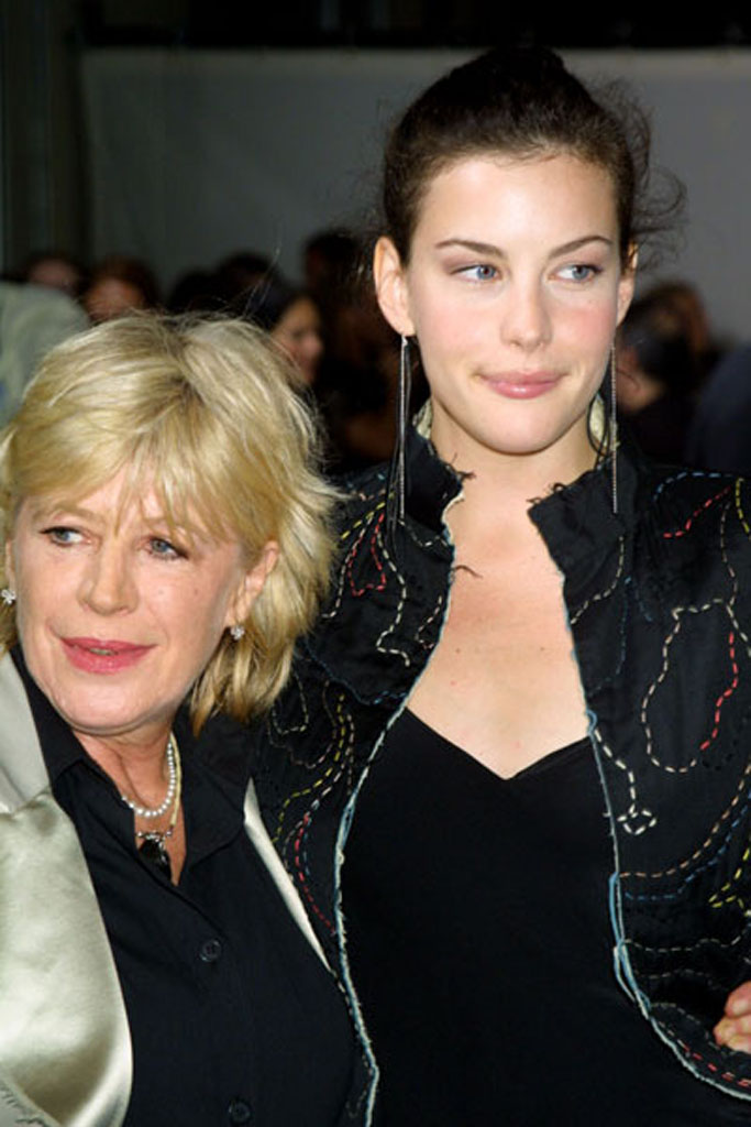 with Marianne Faithfull - at Stella Mccartney's store opening, New York, September 20th 2002