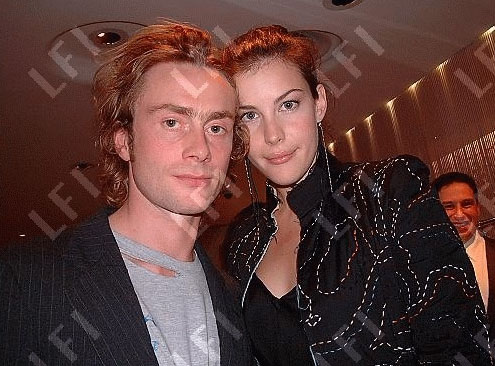 with fiance Royston Langdon