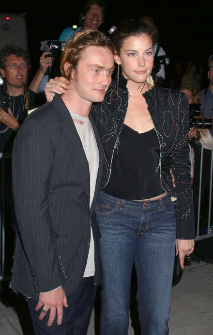 with fiance - Royston Langdon