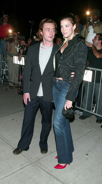 with fiance - Royston Langdon