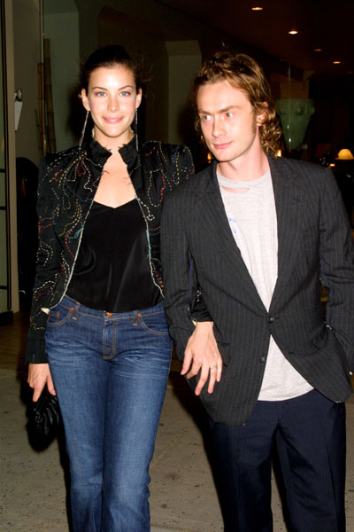 with fiance - Royston Langdon